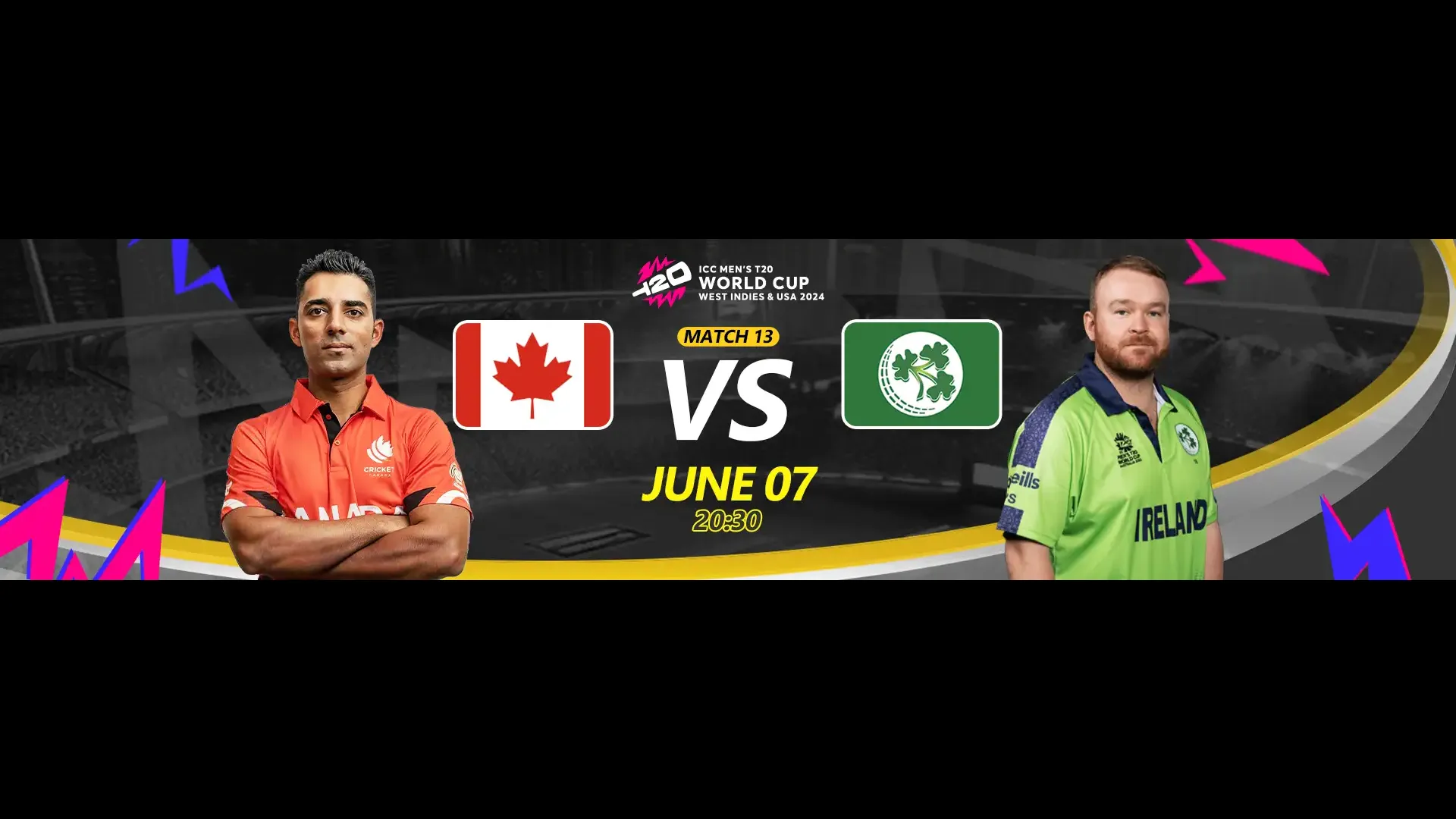 Canada vs Ireland ICC Men’s T20 World Cup 2024 Match 13