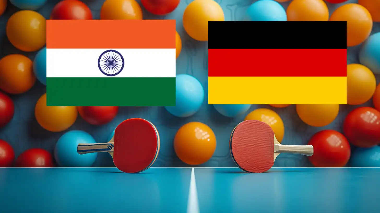 India vs Germany 13 Paris Olympics 2024 Women's Table Tennis